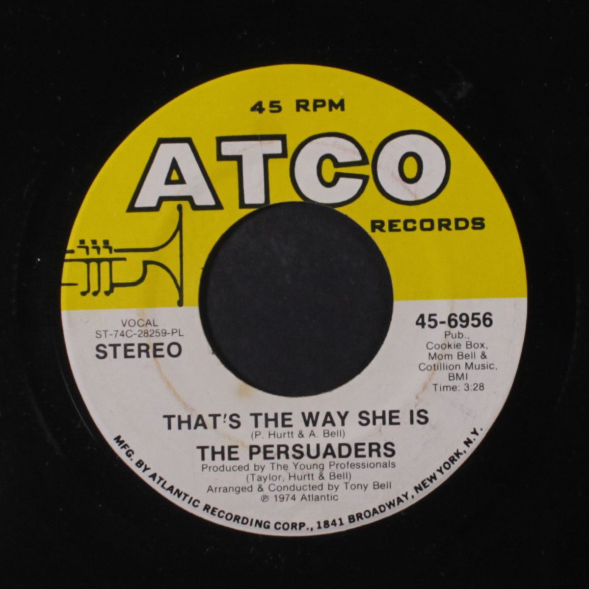 best thing that ever happened to me / that's the way she is by PERSUADERS