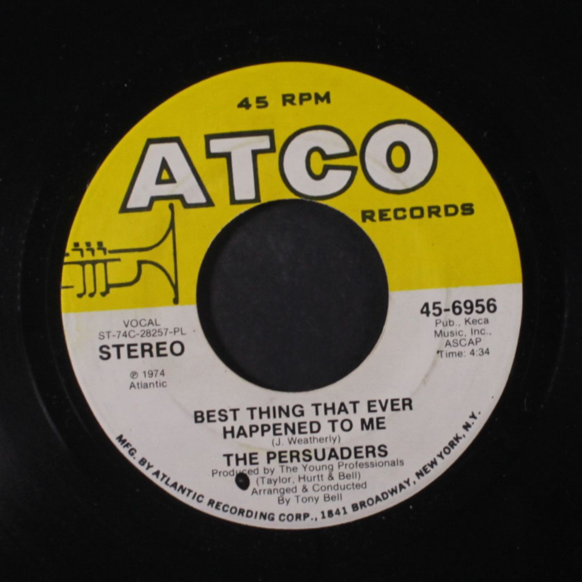 best thing that ever happened to me / that's the way she is by PERSUADERS