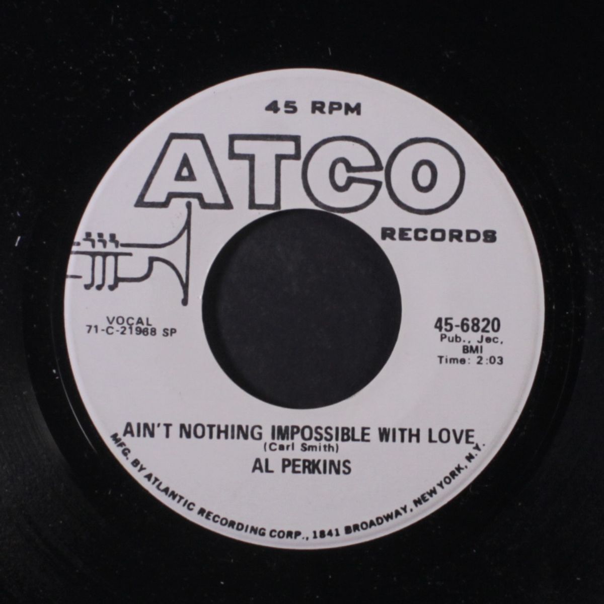 need to belong / ain't nothing impossible with love by AL PERKINS