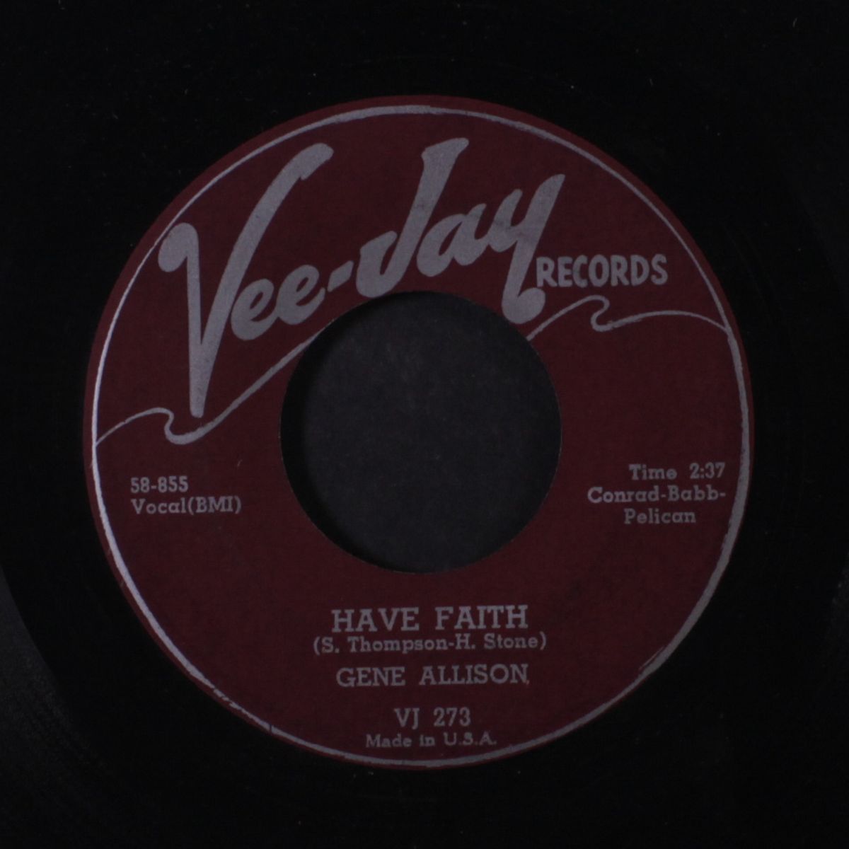 my heart remembers / have faith by GENE ALLISON