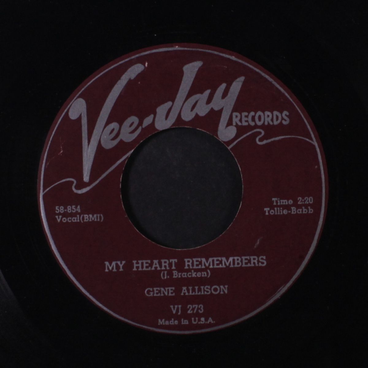 my heart remembers / have faith by GENE ALLISON