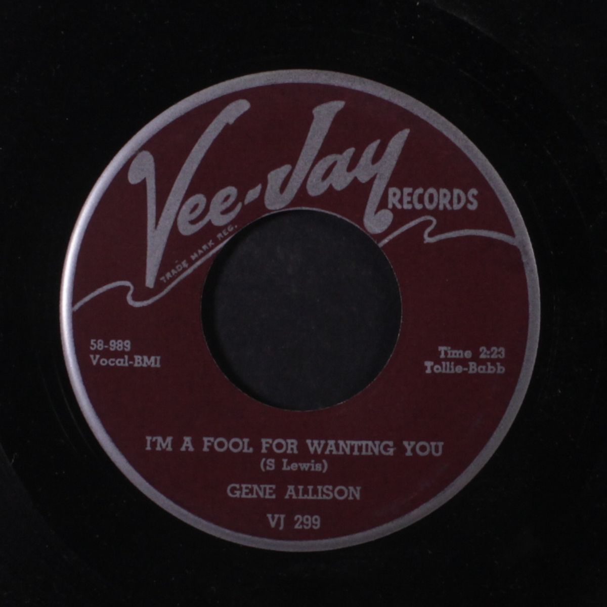 everything will be alright / i'm a fool for wanting you by GENE ALLISON