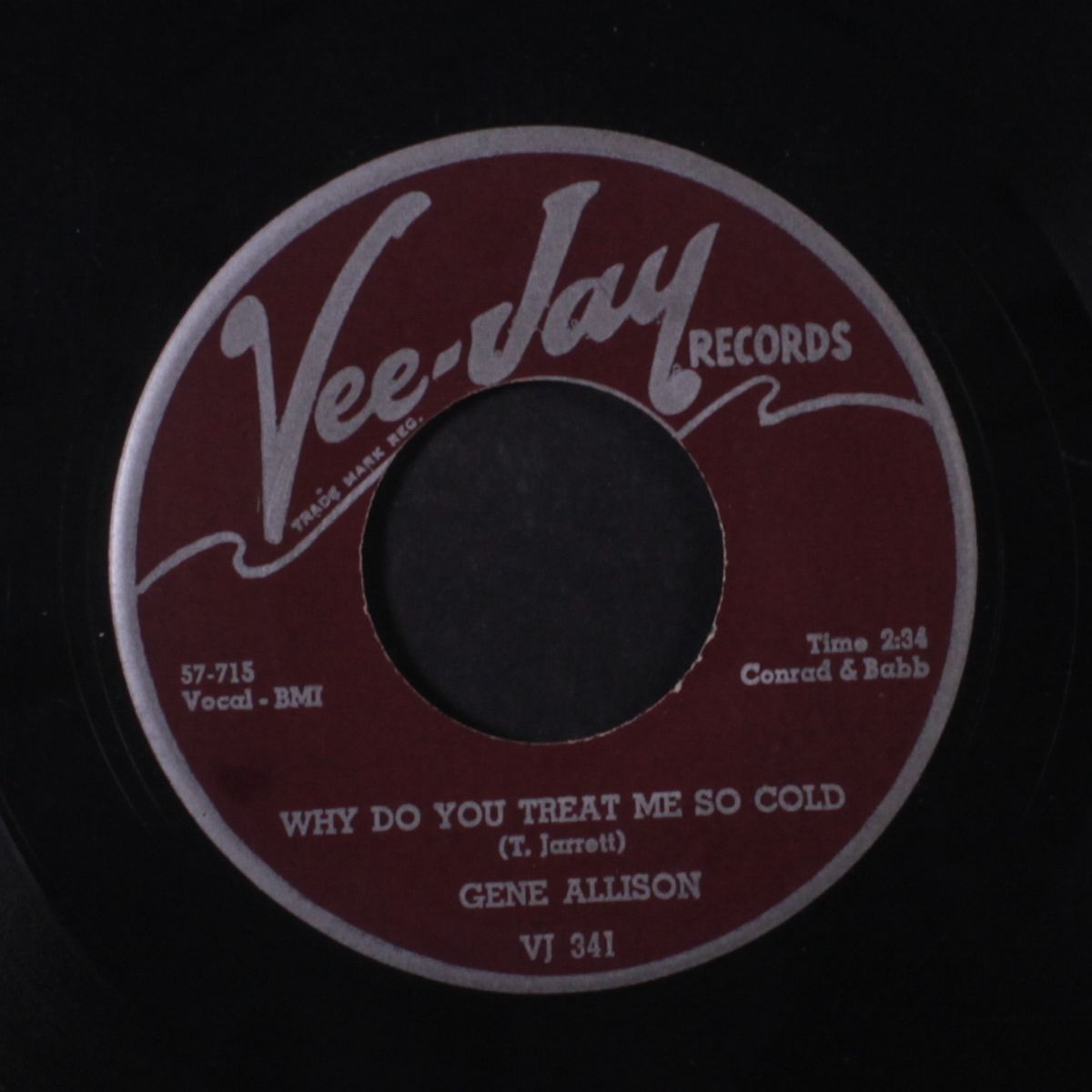 why do you treat me so cold by GENE ALLISON