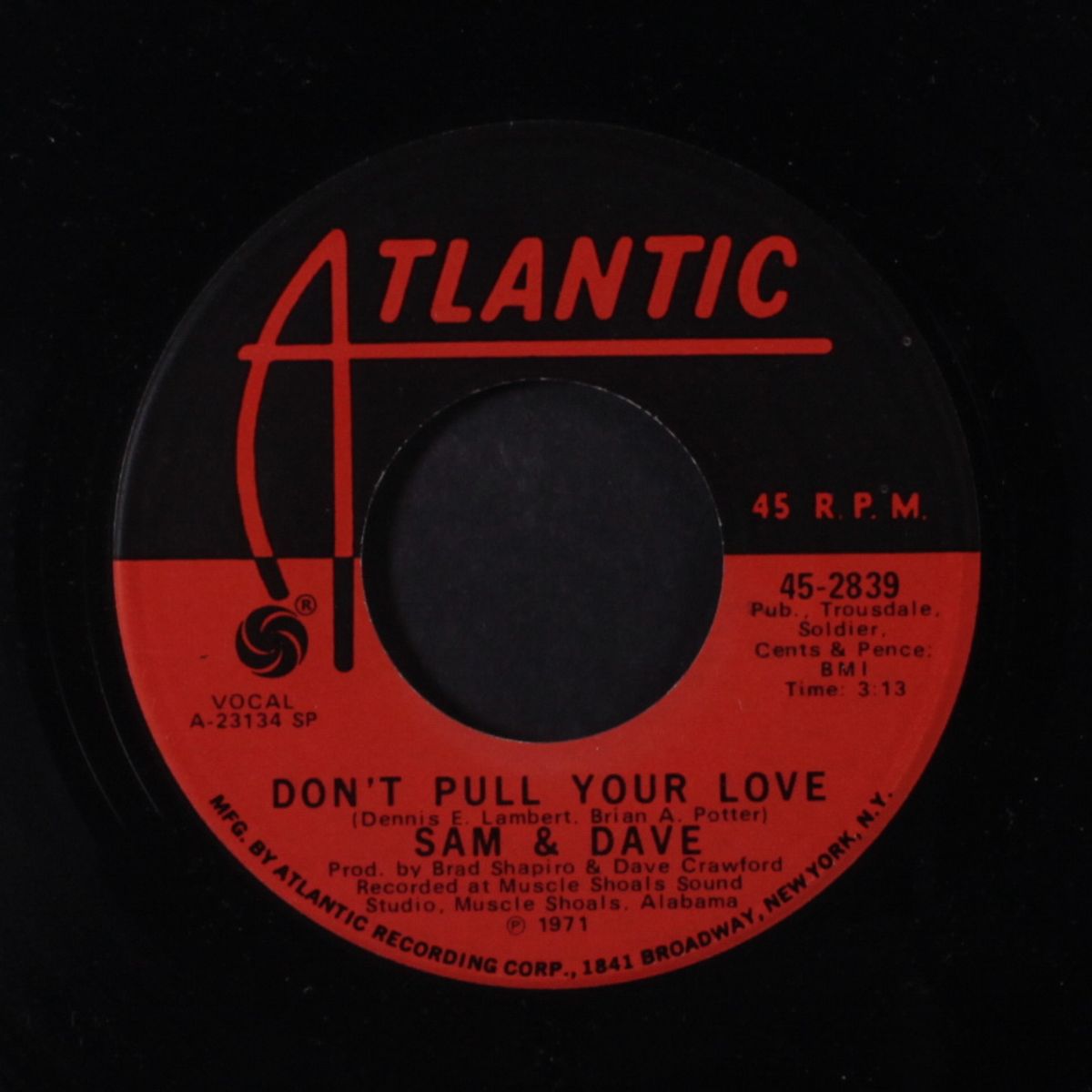 don't pull your love / jody ryder got killed by SAM & DAVE