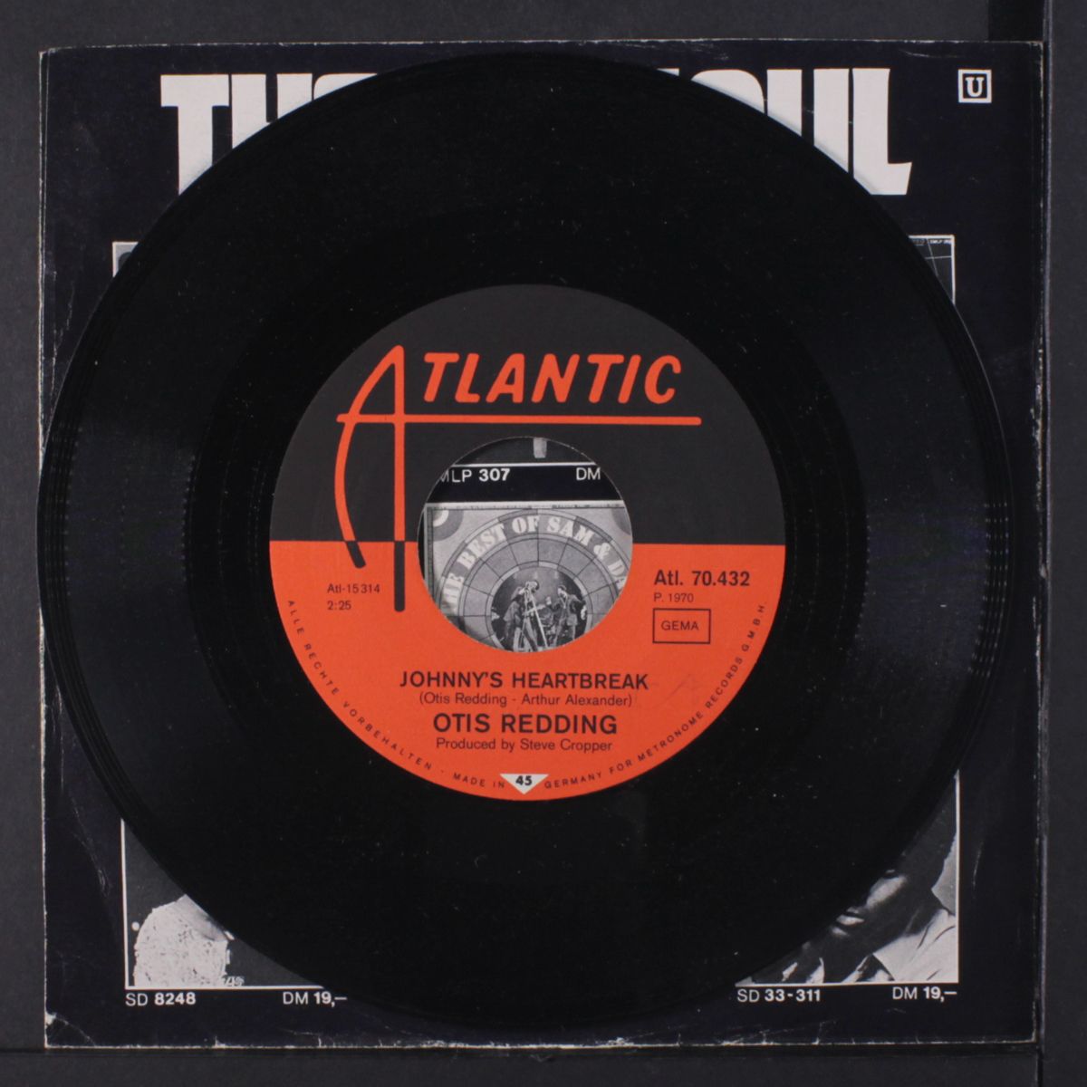 demonstration / johnny's heartbreak by OTIS REDDING