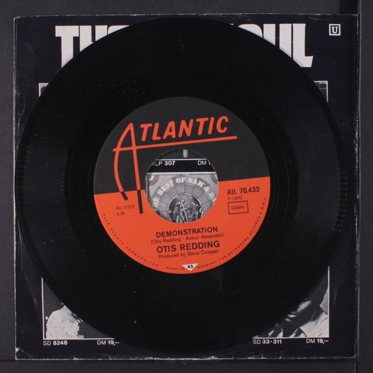 demonstration / johnny's heartbreak by OTIS REDDING