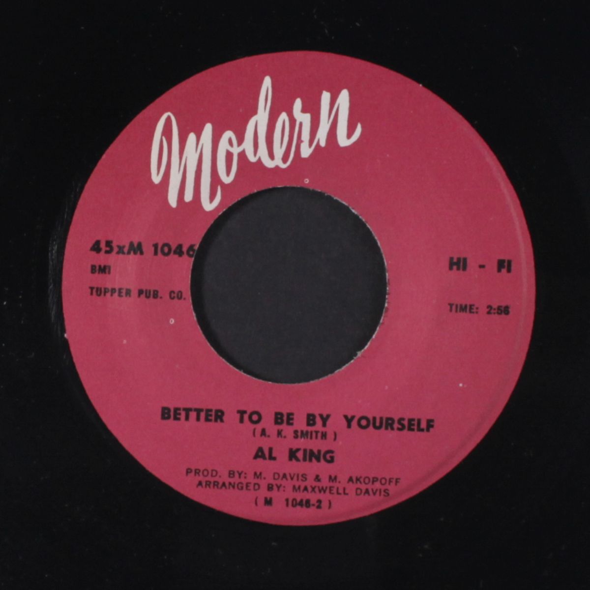 my name is misery / better to be by yourself by AL KING