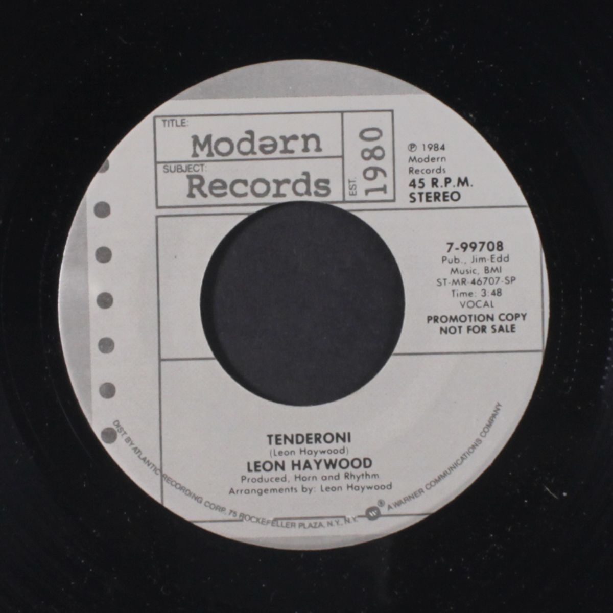 tenderoni / same by LEON HAYWOOD