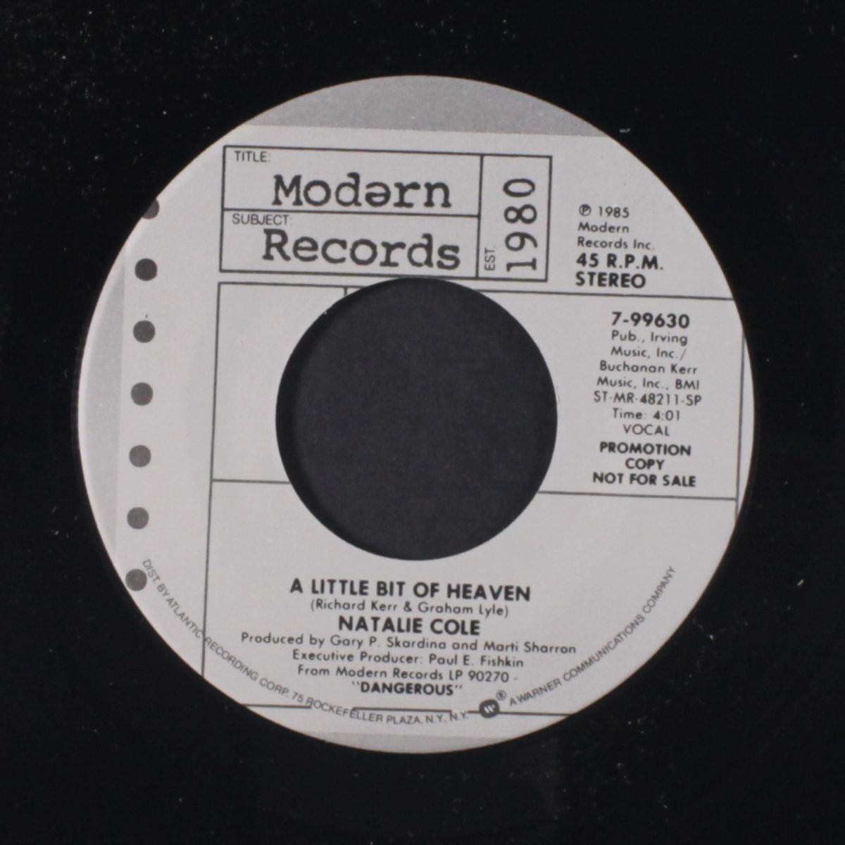 a little bit of heaven / same by NATALIE COLE