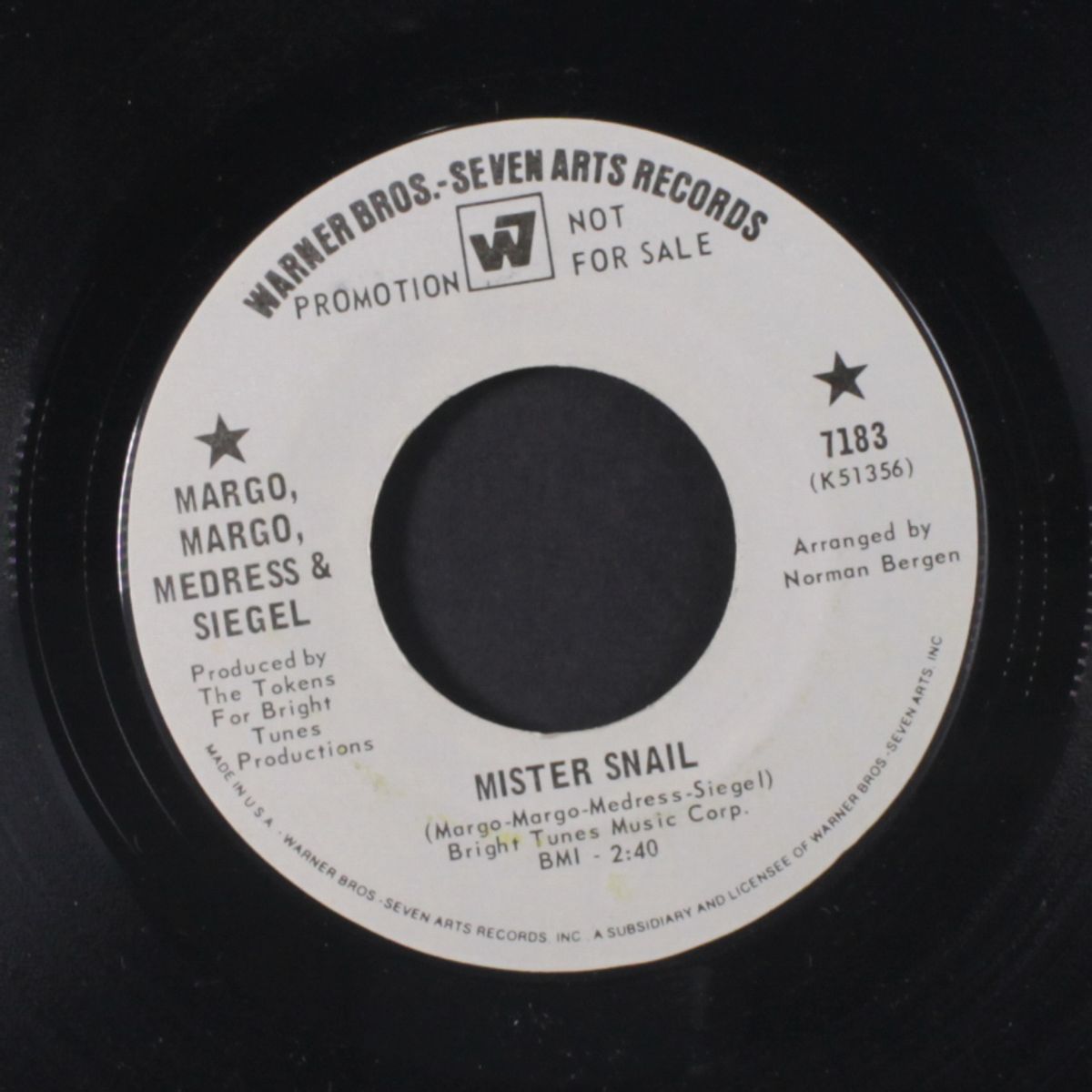 mister snail / needles of evergreen by MARGO, MARGO, MEDRESS & SIEGEL