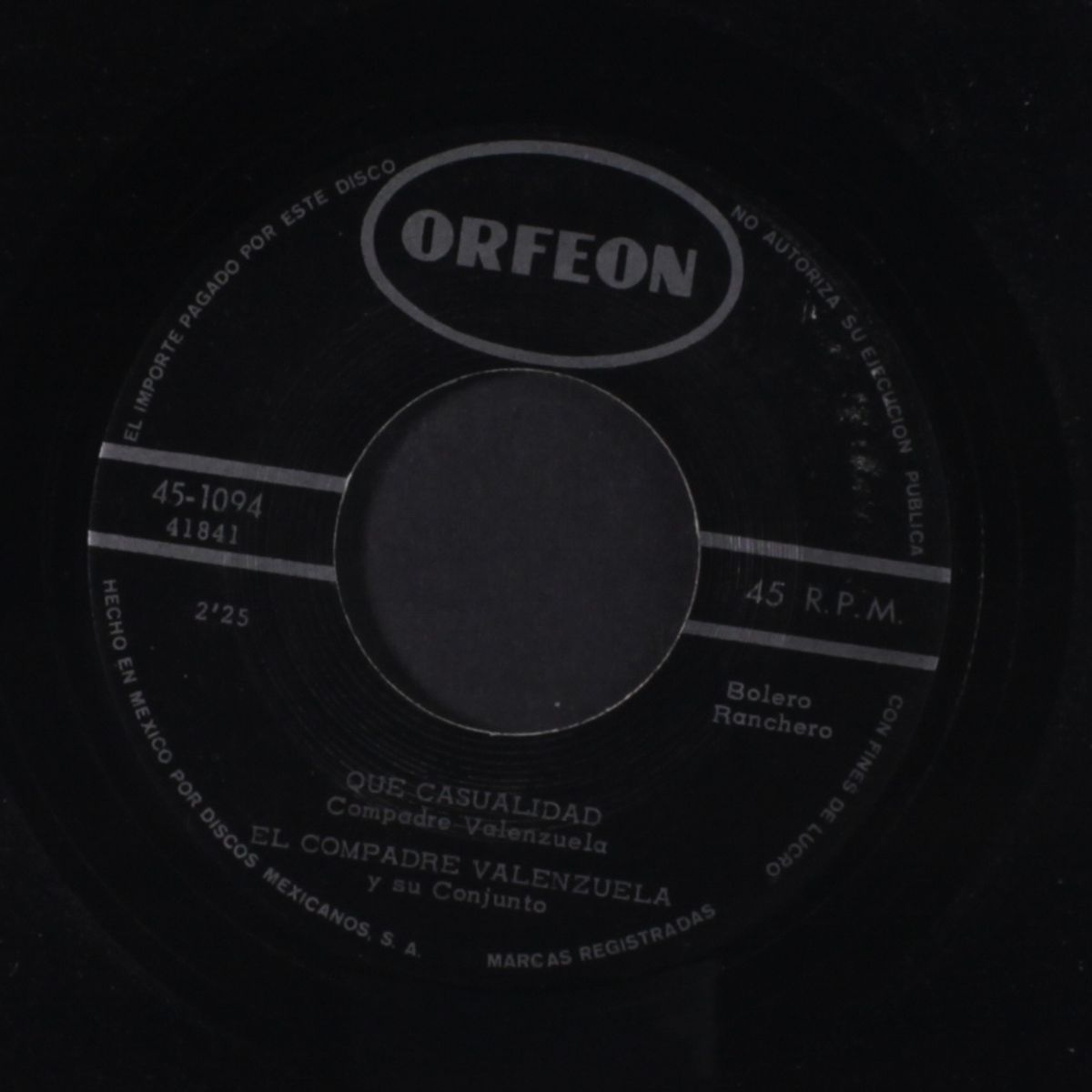 twist ranchero / que casualidad by EL COMPADRE VALENZUELA