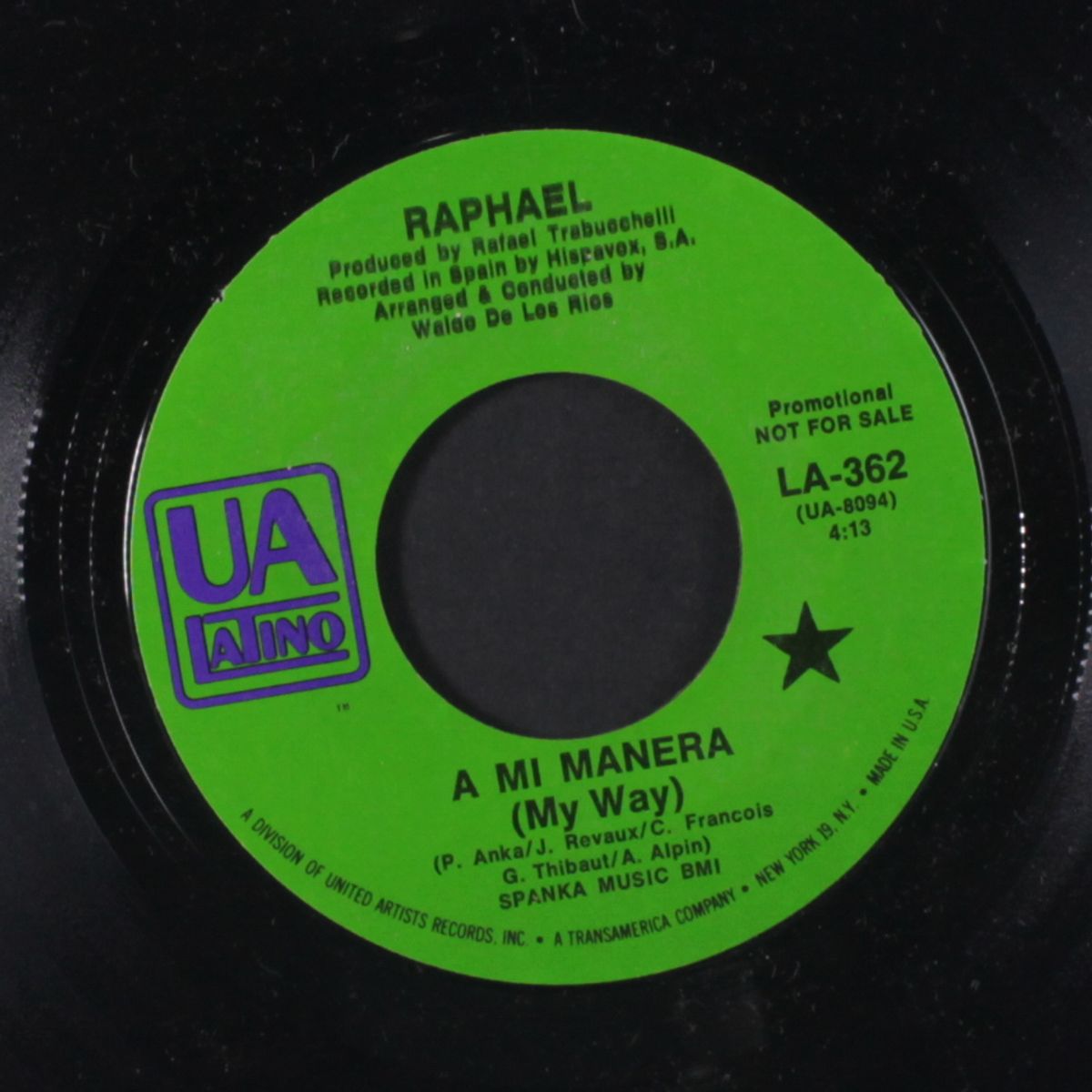 a mi manera / te voy a dar lo que tu quieres by RAPHAEL
