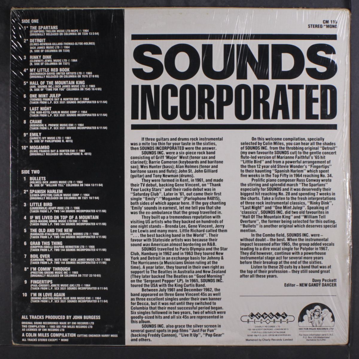 sounds incorporated by SOUNDS INCORPORATED