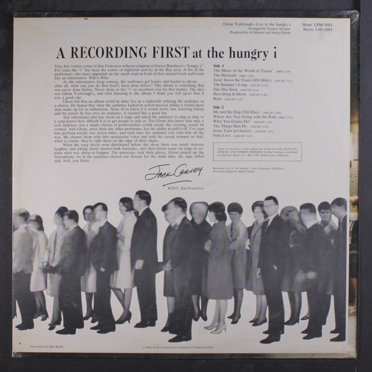 live at the hungry i by GLENN YARBROUGH