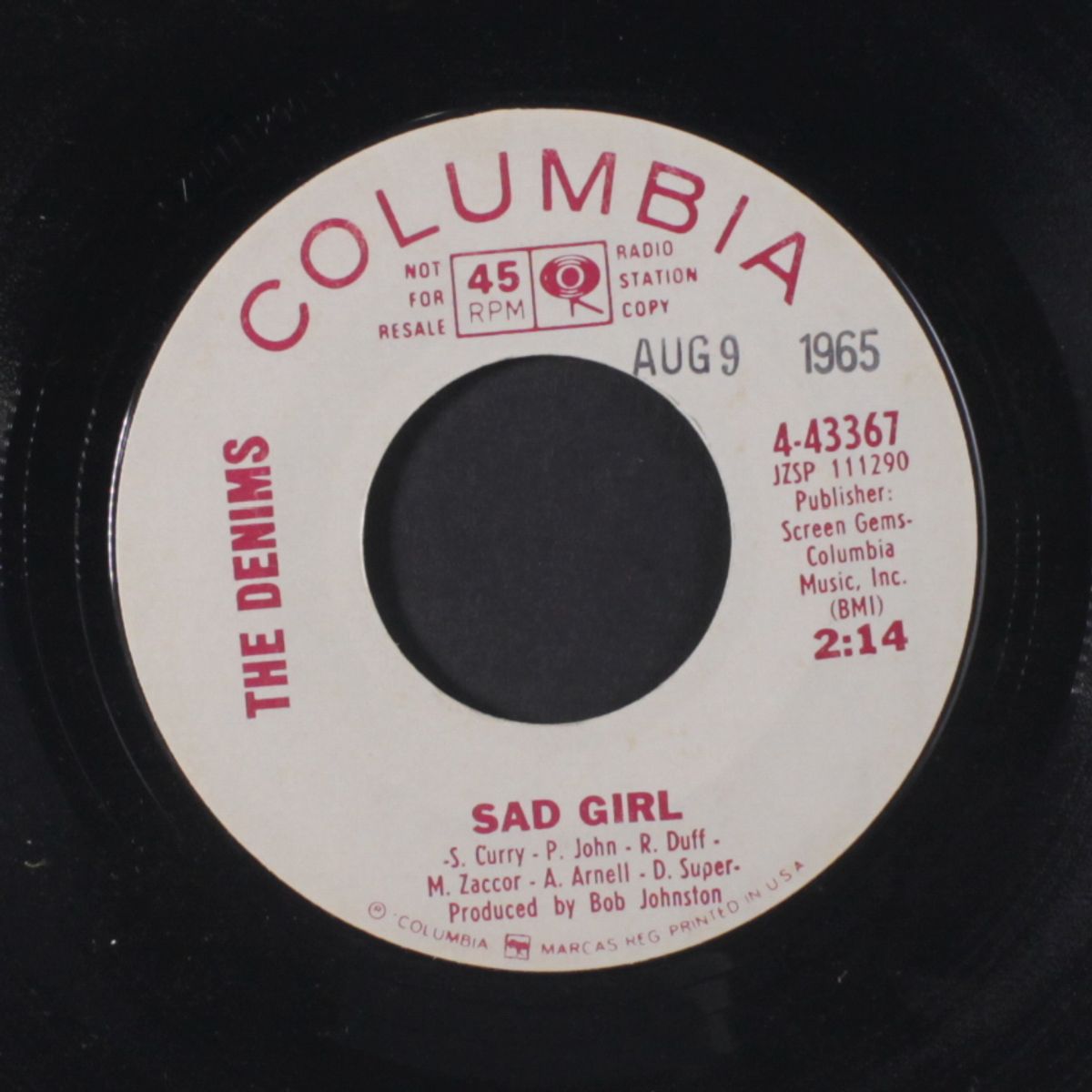 sad girl / everybody lets dance by DENIMS