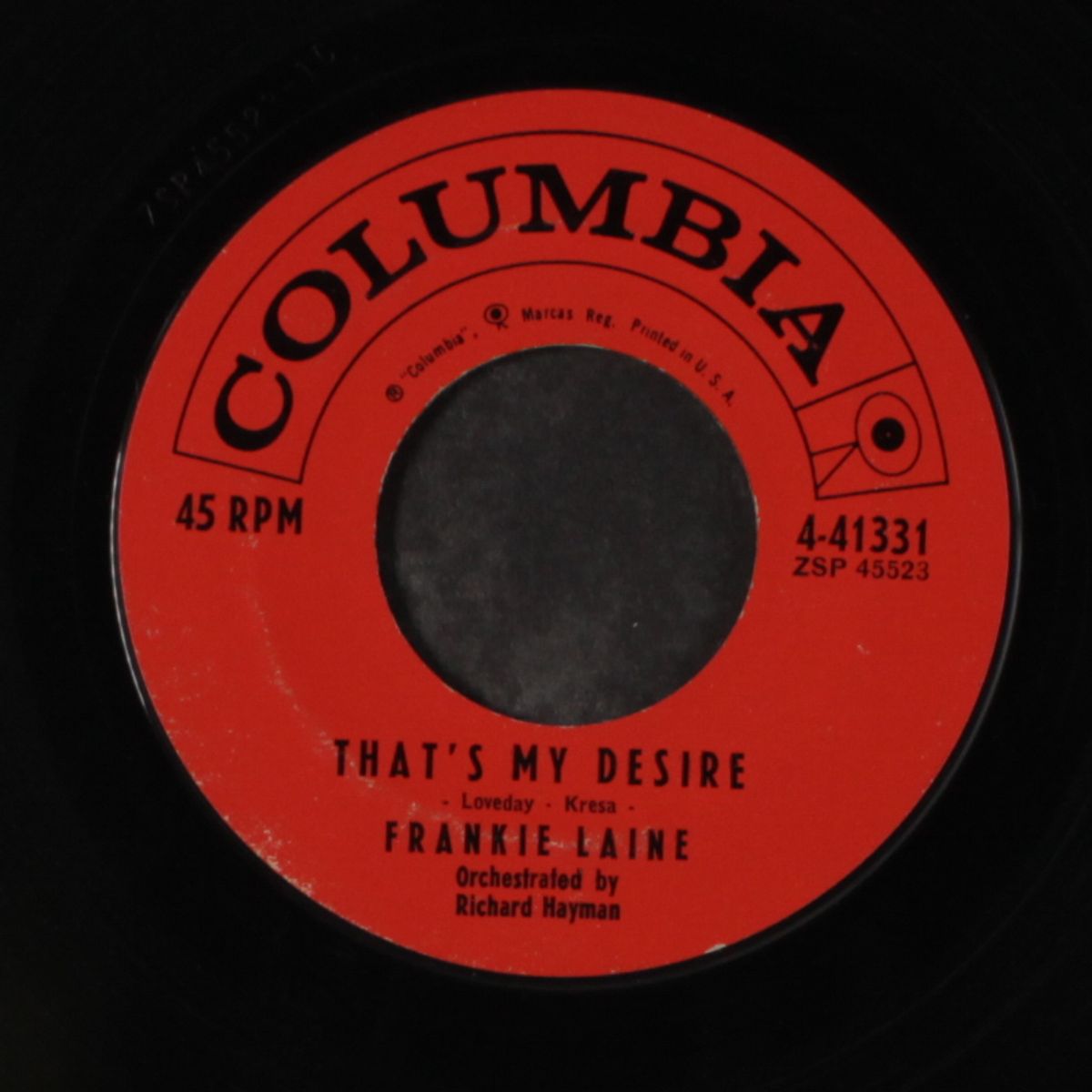 that's my desire / in my wildest dreams by FRANKIE LAINE