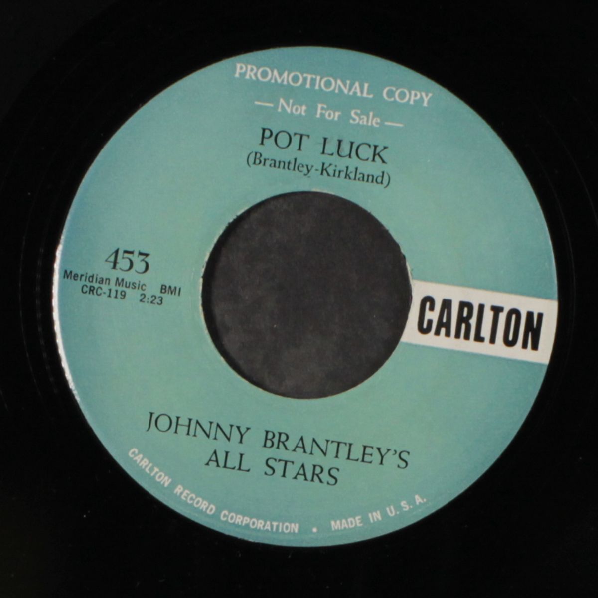 the place / pot luck by JOHNNY BRANTLEY'S ALL STARS
