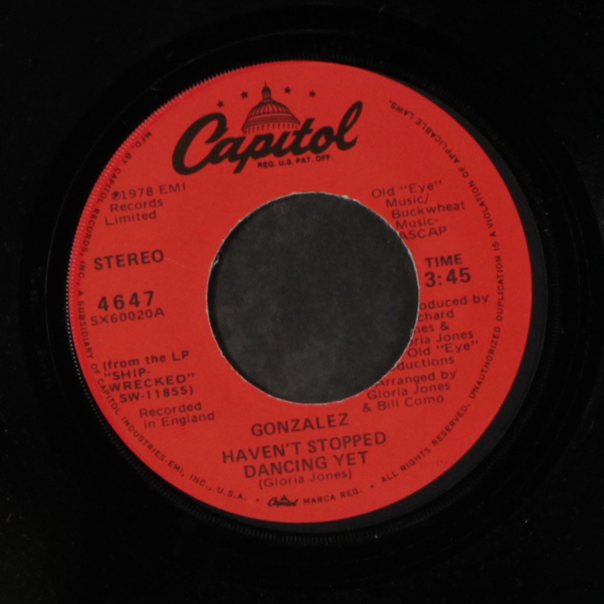 haven't stopped dancing yet / baby, baby, baby by GONZALEZ