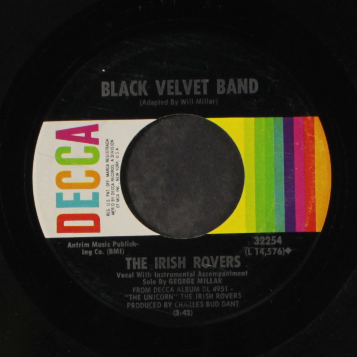 the unicorn / black velvet band by IRISH ROVERS