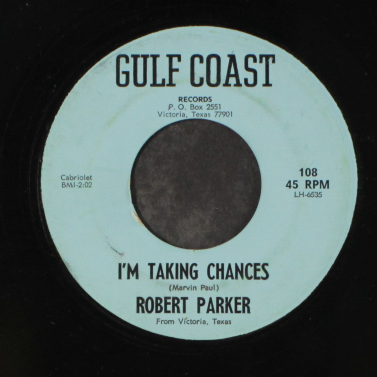 i'm taking chances / that's pity fool by ROBERT PARKER