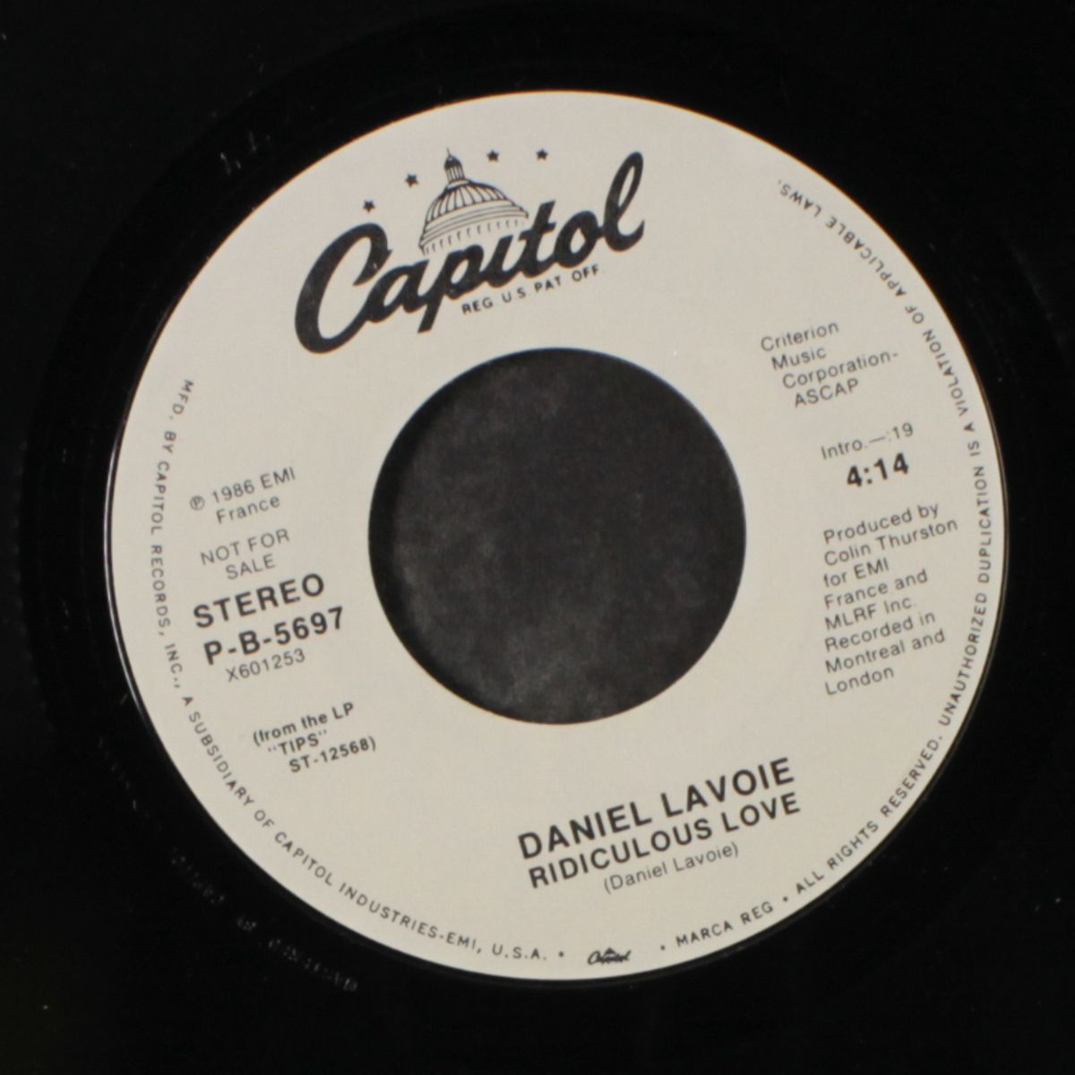 ridiculous love / same by DANIEL LAVOIE