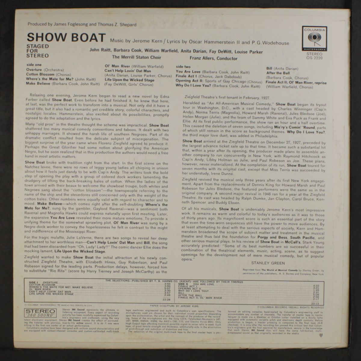 show boat by SOUNDTRACK
