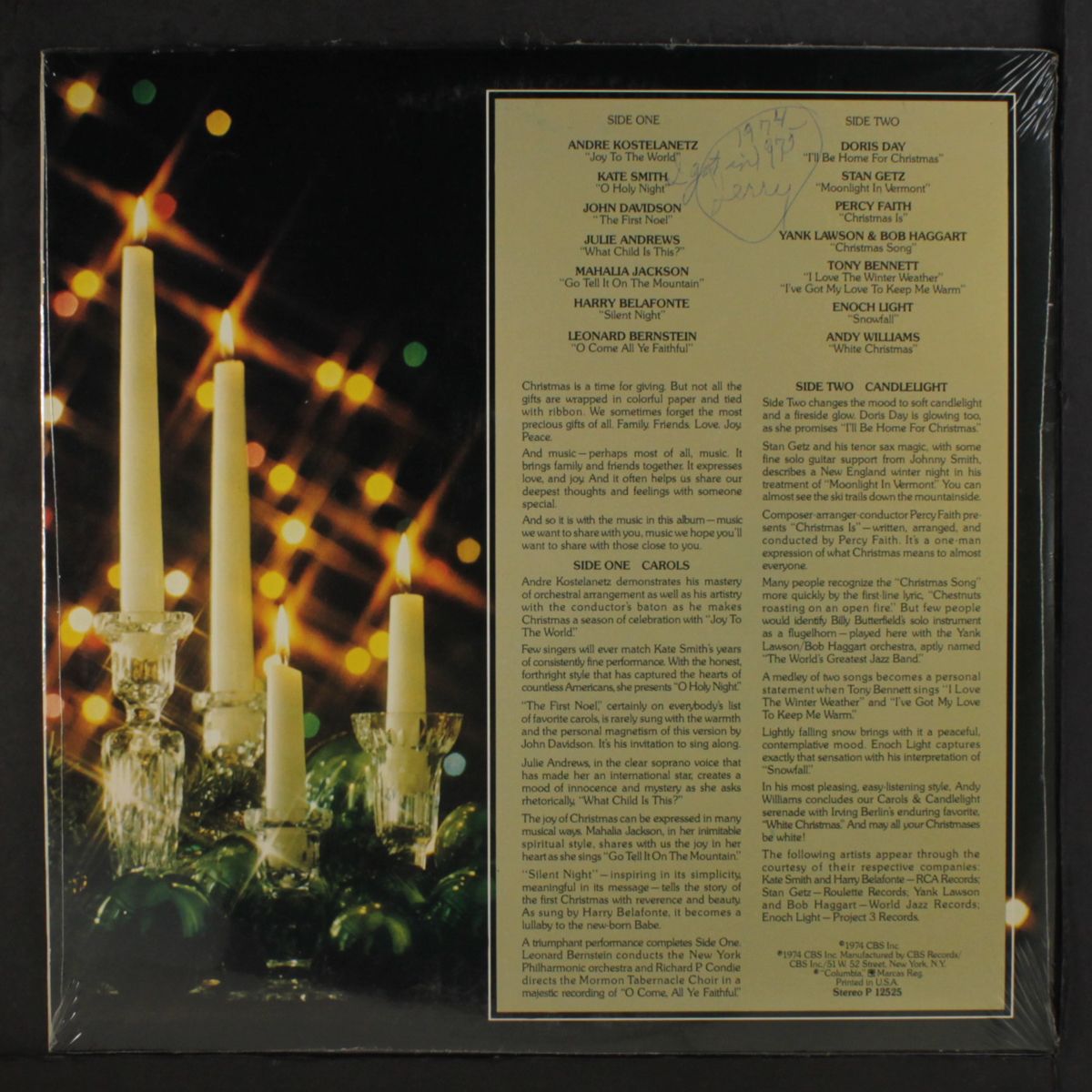 carols & candlelight; great songs of christmas by VARIOUS