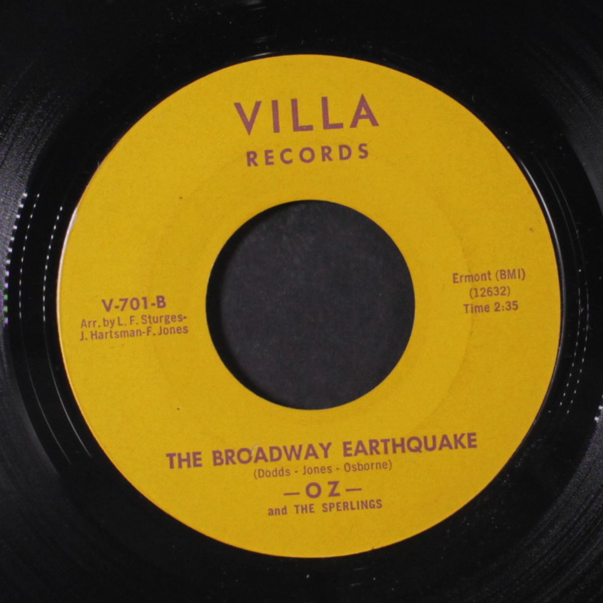 mo jo hanna / the broadway earthquake by OZ & SPERLINGS