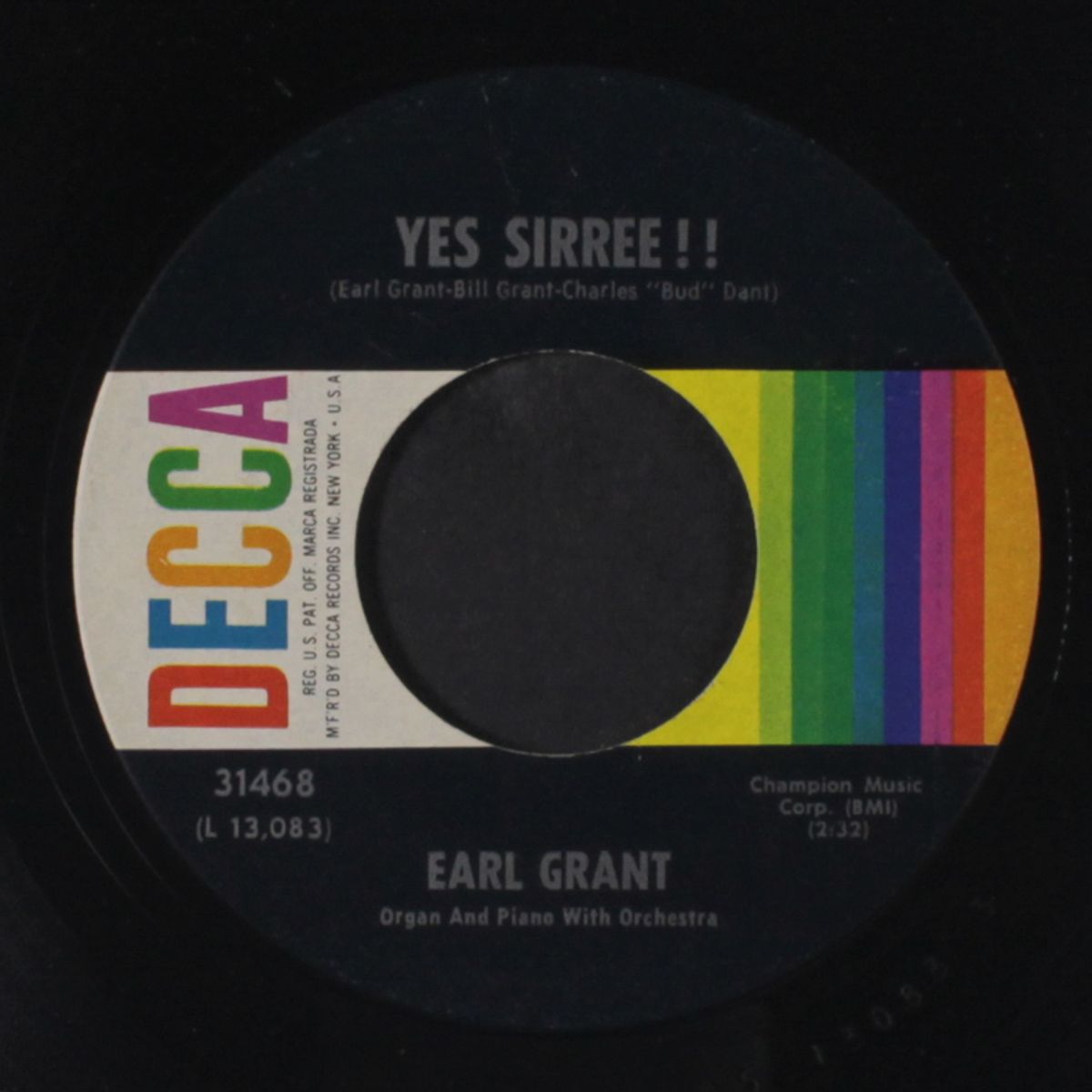 steve's theme / yes sirree!! by EARL GRANT