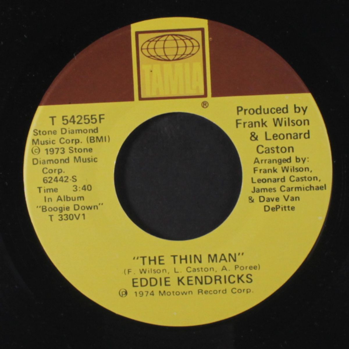 one tear / the thin man by EDDIE KENDRICKS