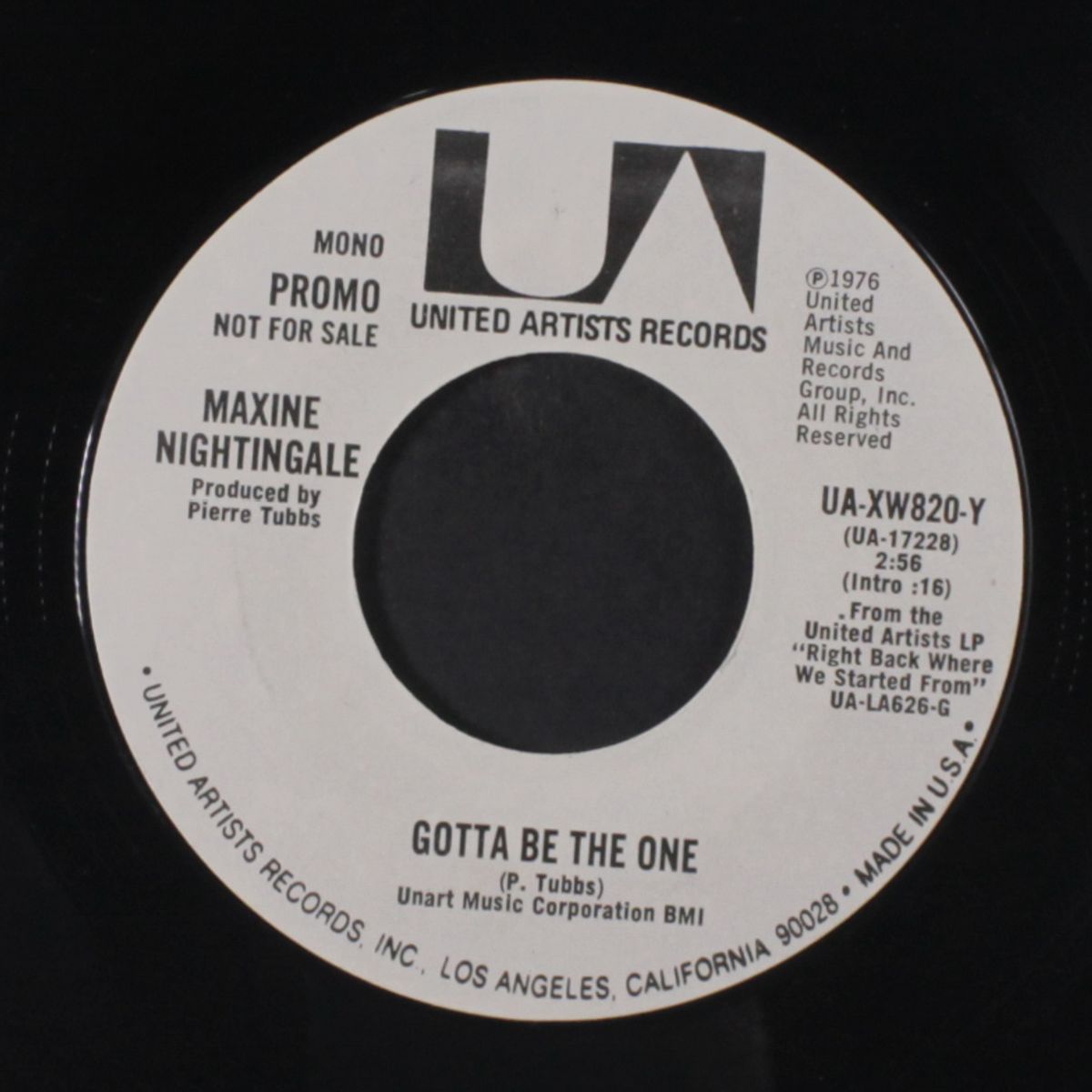 gotta be the one / mono by MAXINE NIGHTINGALE