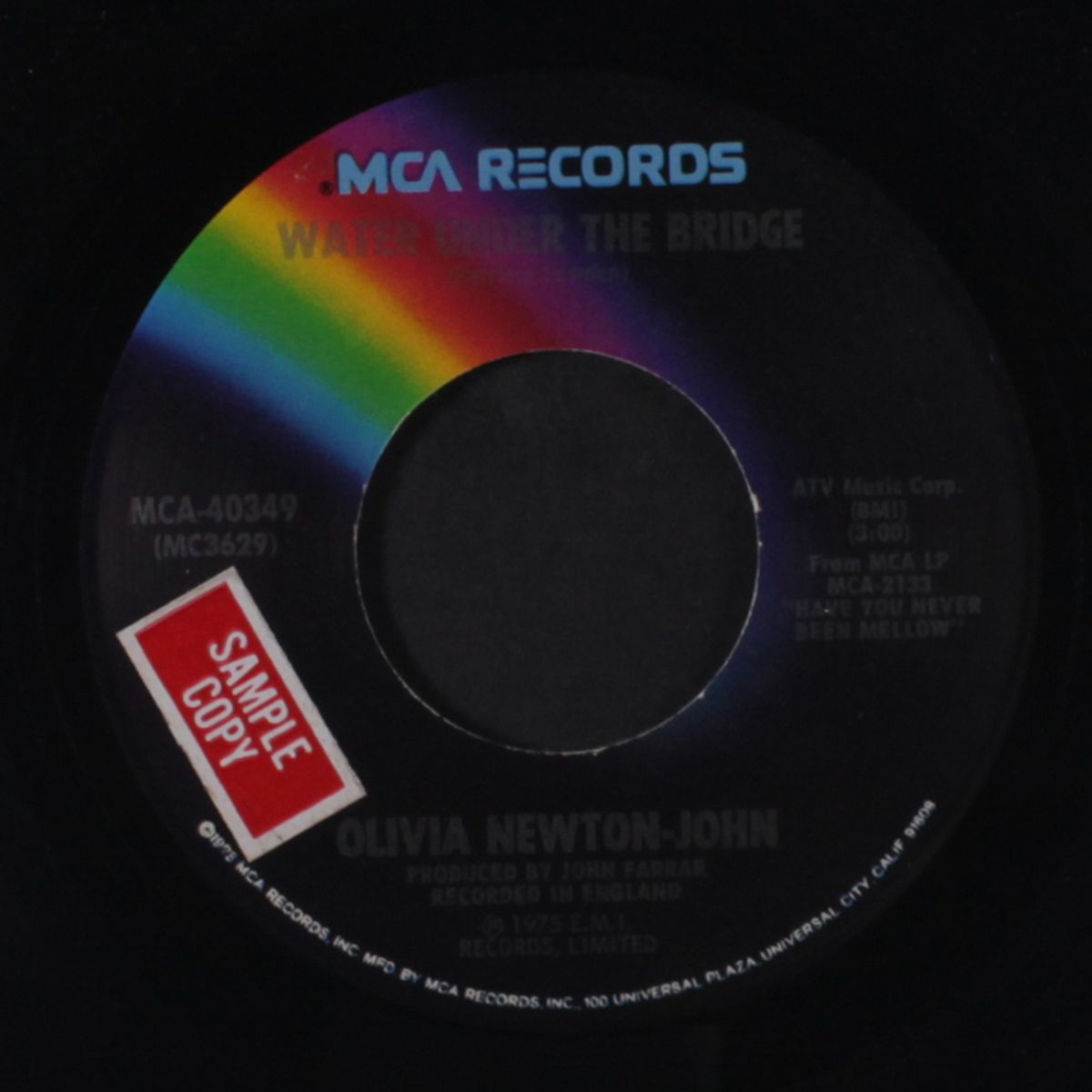 have you never been mellow / water under the bridge by OLIVIA NEWTON-JOHN