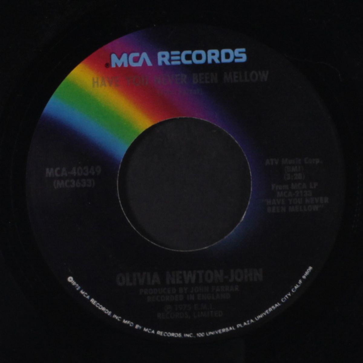 have you never been mellow / water under the bridge by OLIVIA NEWTON-JOHN
