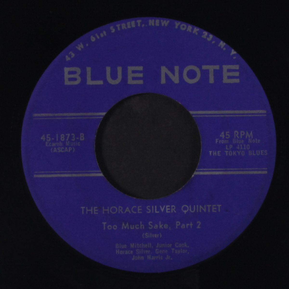too much sake / part 2 by HORACE SILVER