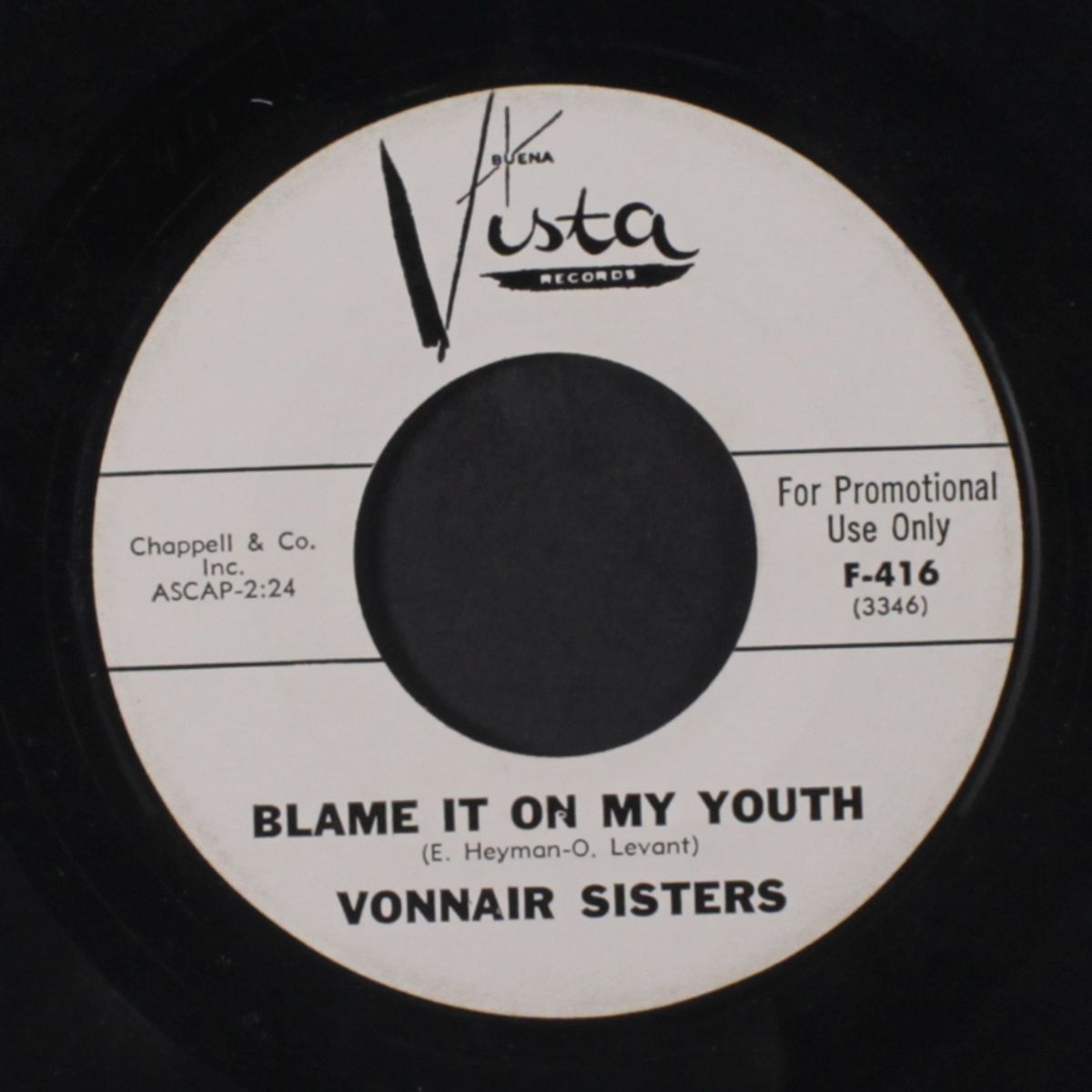 pretty little girl with the red dress on / blame it on the youth by VONNAIR SISTERS