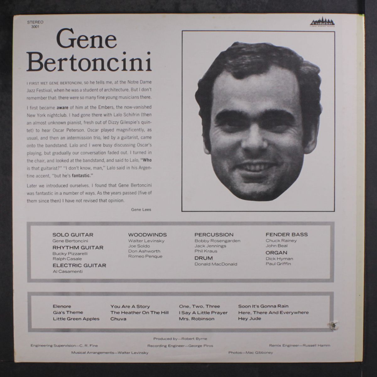 evolution! by GENE BERTONCINI
