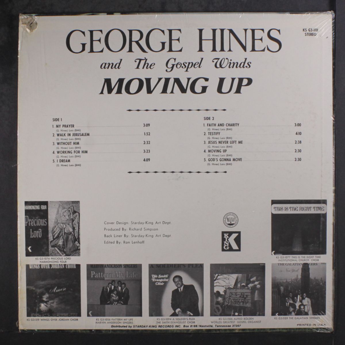 moving up by GEORGE HINES & GOSPEL WINDS