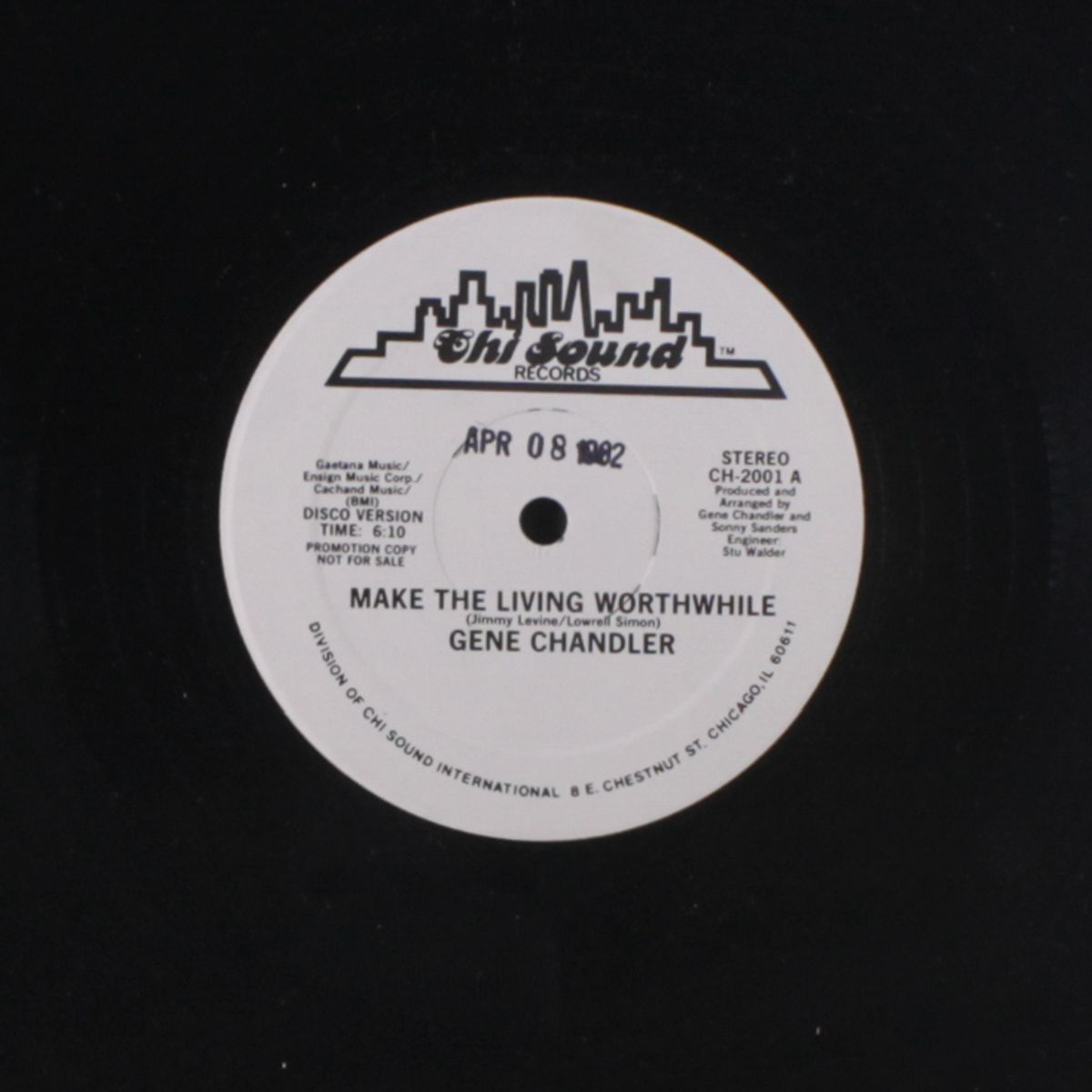 make the living worthwhile / disco version by GENE CHANDLER