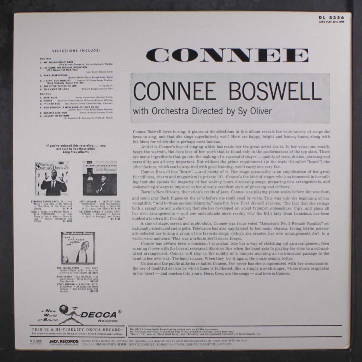 connee by CONNEE BOSWELL
