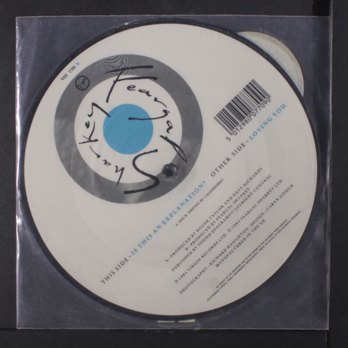 is this an explanation / loving you by FEARGAL SHARKEY