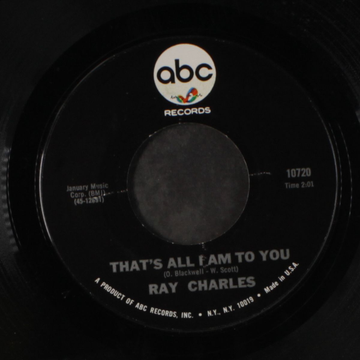the cincinnati kid / that's all i am to you by RAY CHARLES