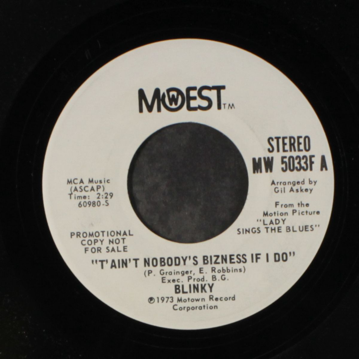 t'ain't nobody's bizness if i do / same by BLINKY