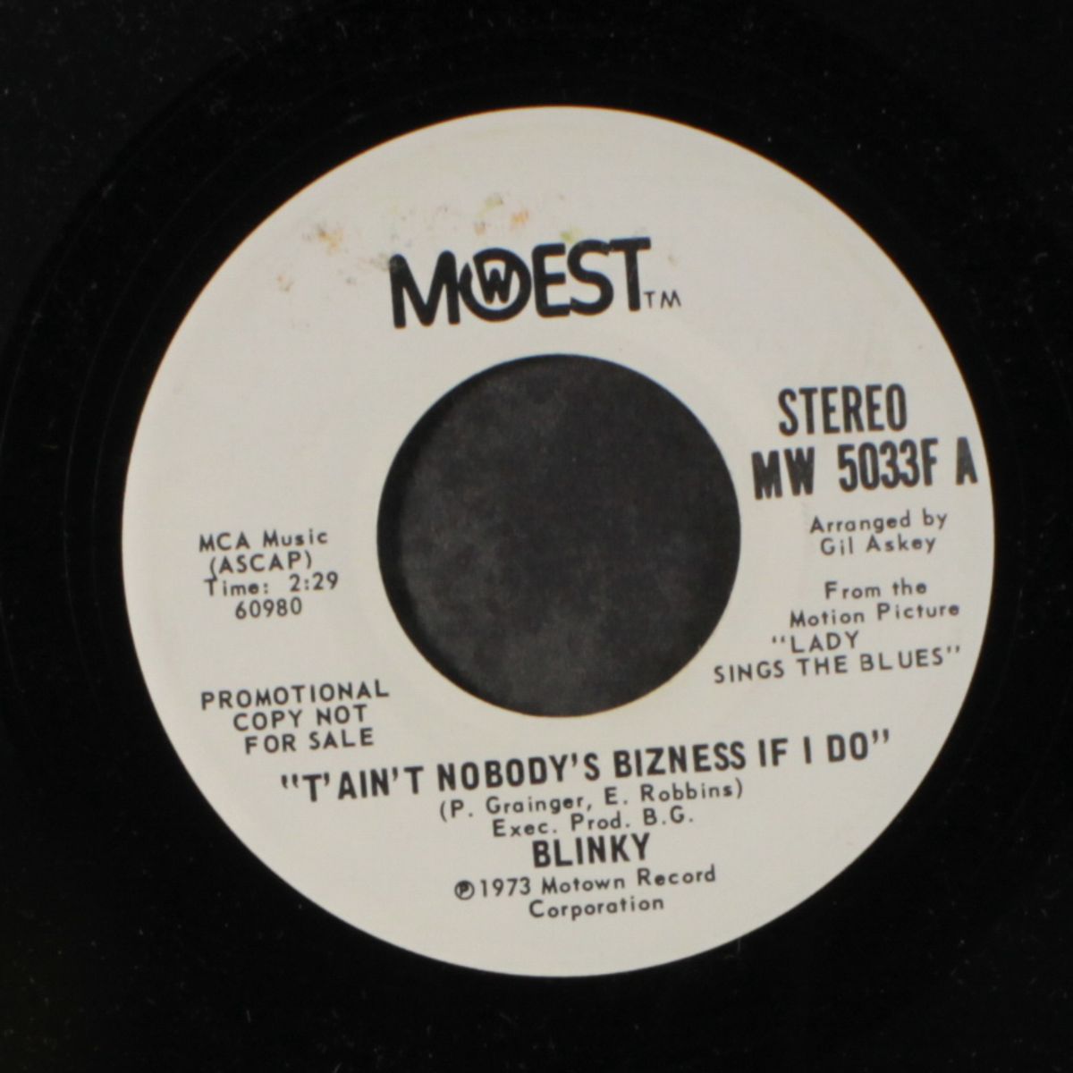 t'ain't nobody's bizness if i do / same by BLINKY