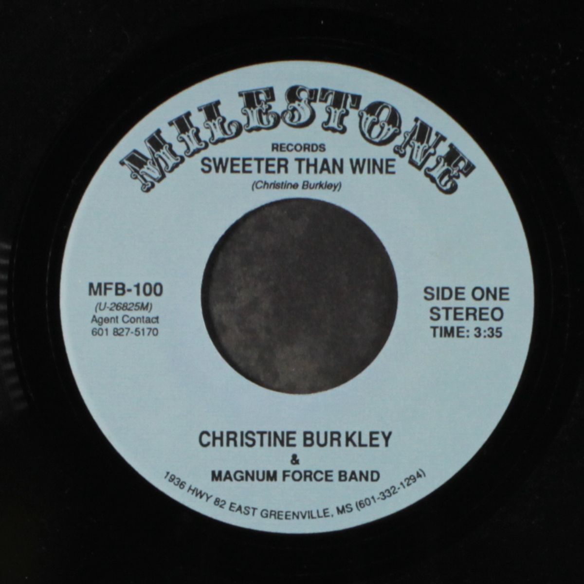 got to have you / sweeter than wine by CHRISTINE BURKLEY & MAGNUM FORCE BAND