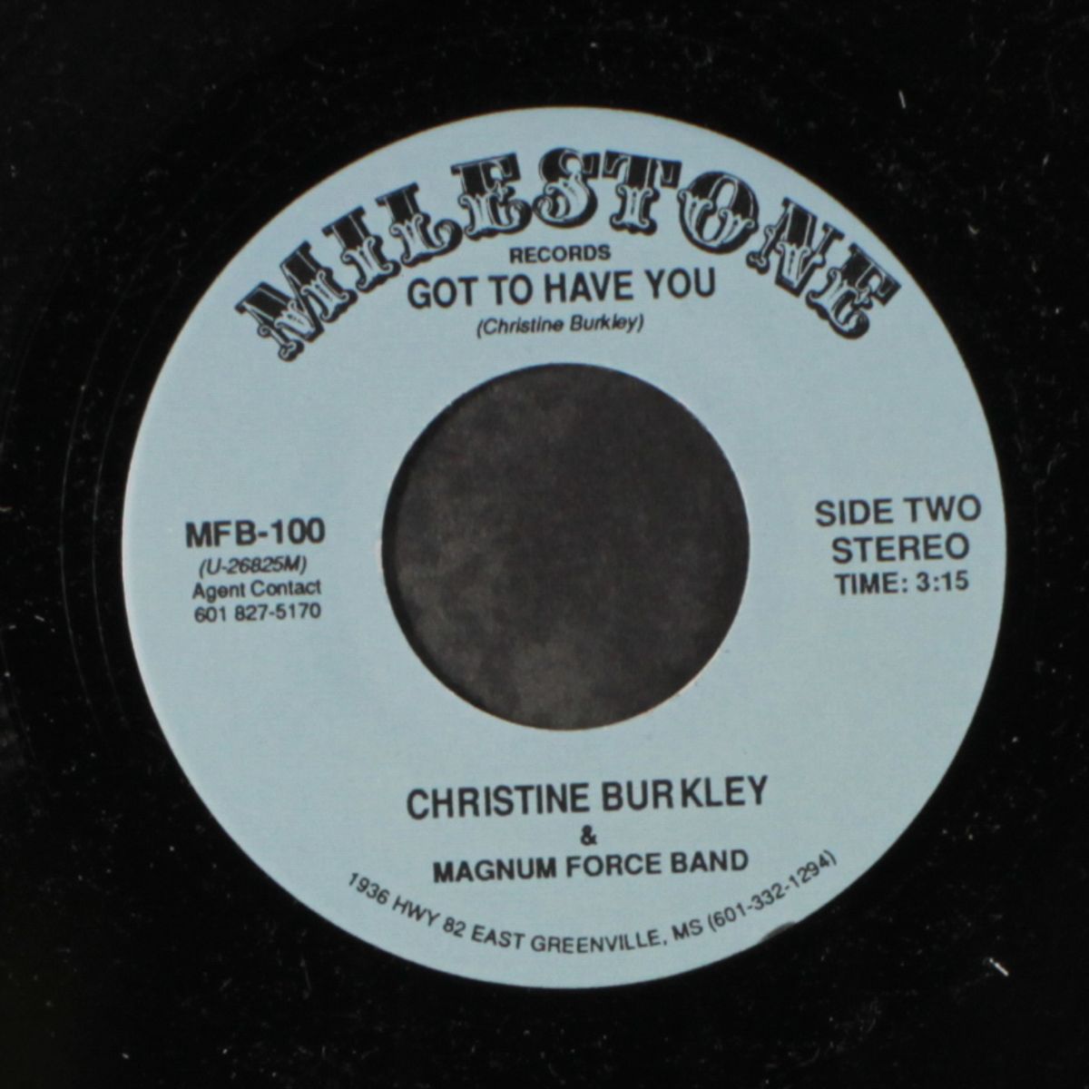 got to have you / sweeter than wine by CHRISTINE BURKLEY & MAGNUM FORCE BAND