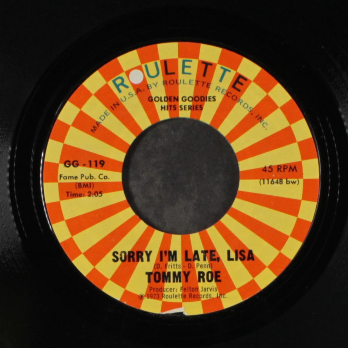 everybody / sorry i'm late, lisa by TOMMY ROE