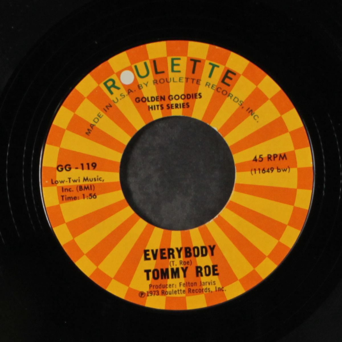 everybody / sorry i'm late, lisa by TOMMY ROE