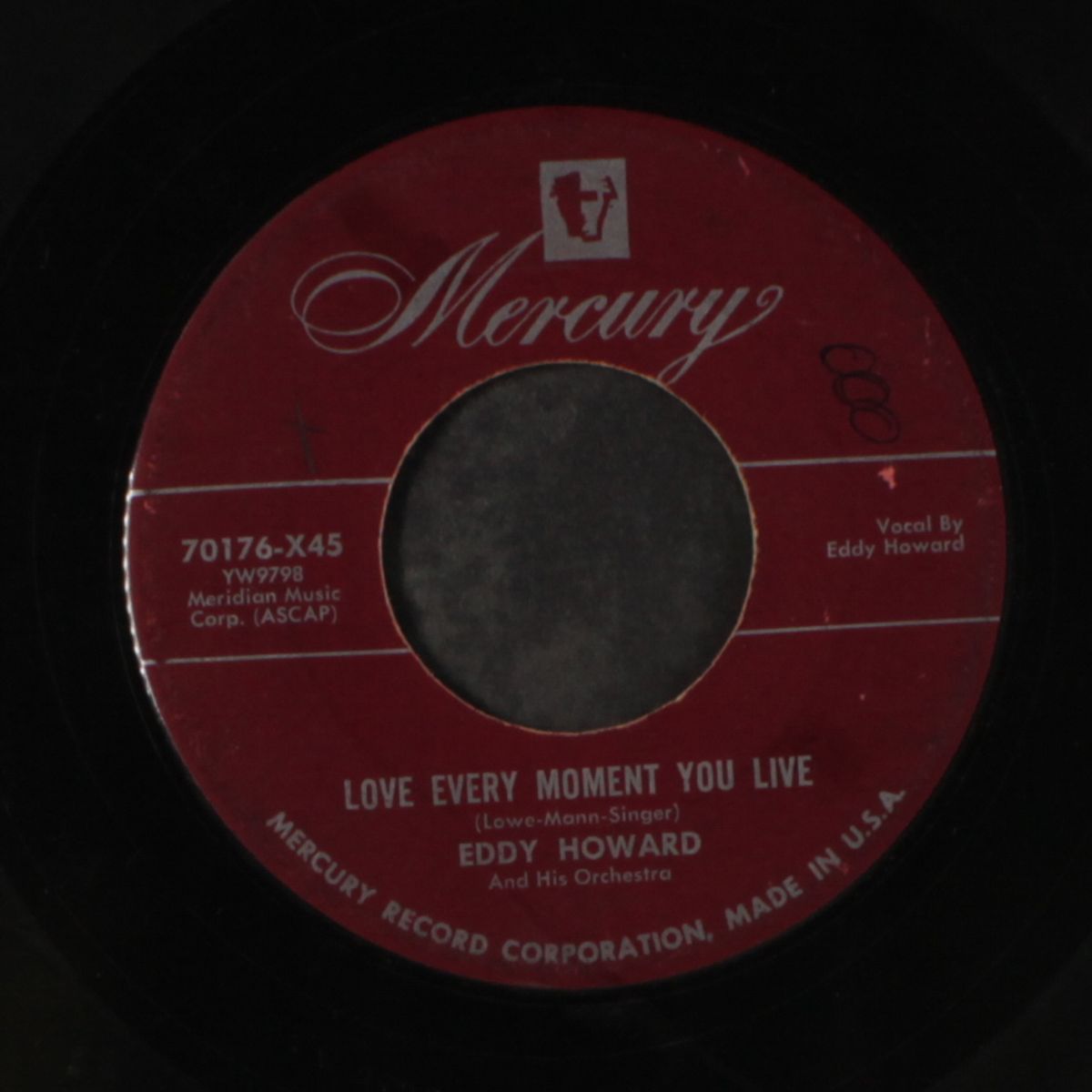 the right way / love every moment you live by EDDY HOWARD