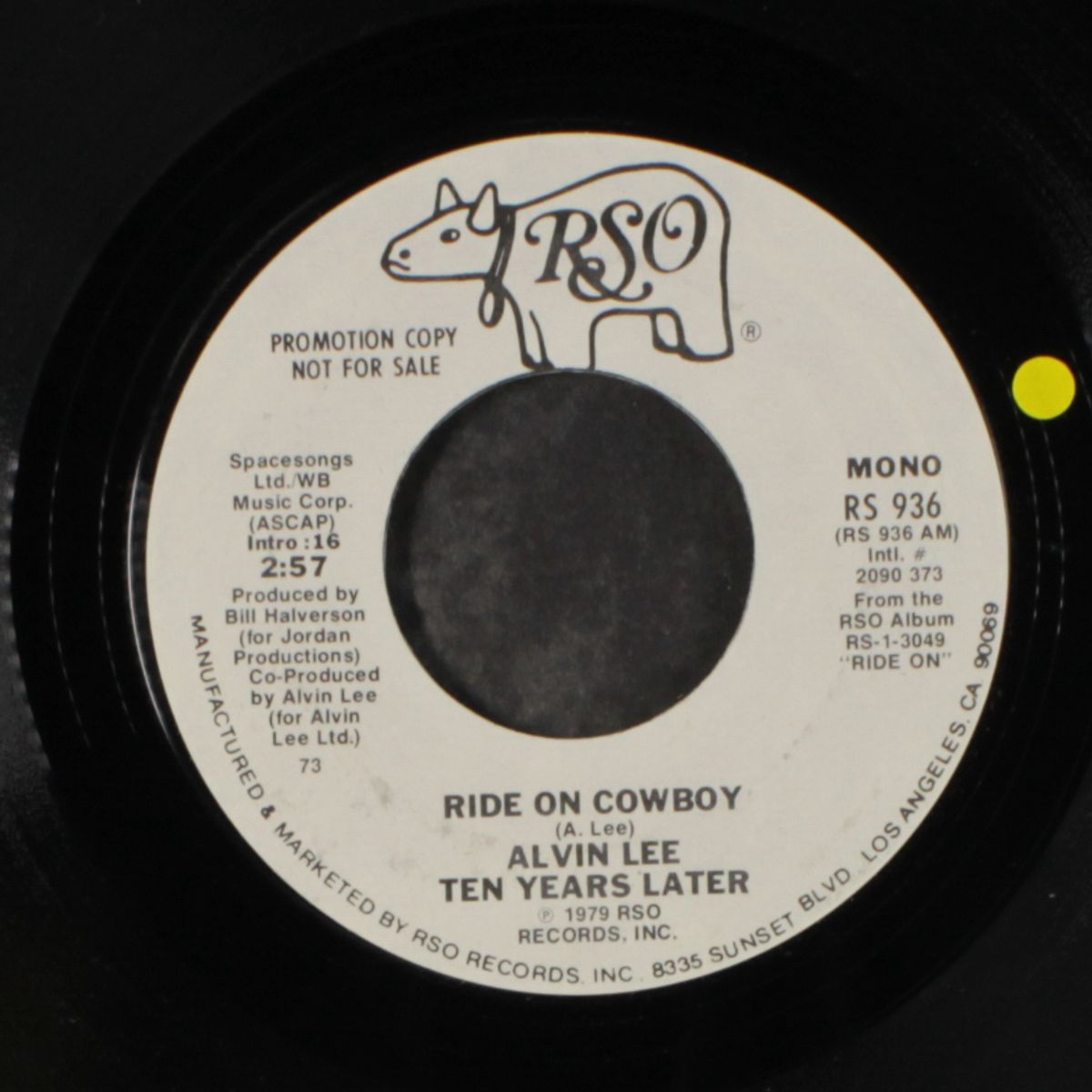 ride on cowboy / mono by ALVIN LEE & TEN YEARS LATER