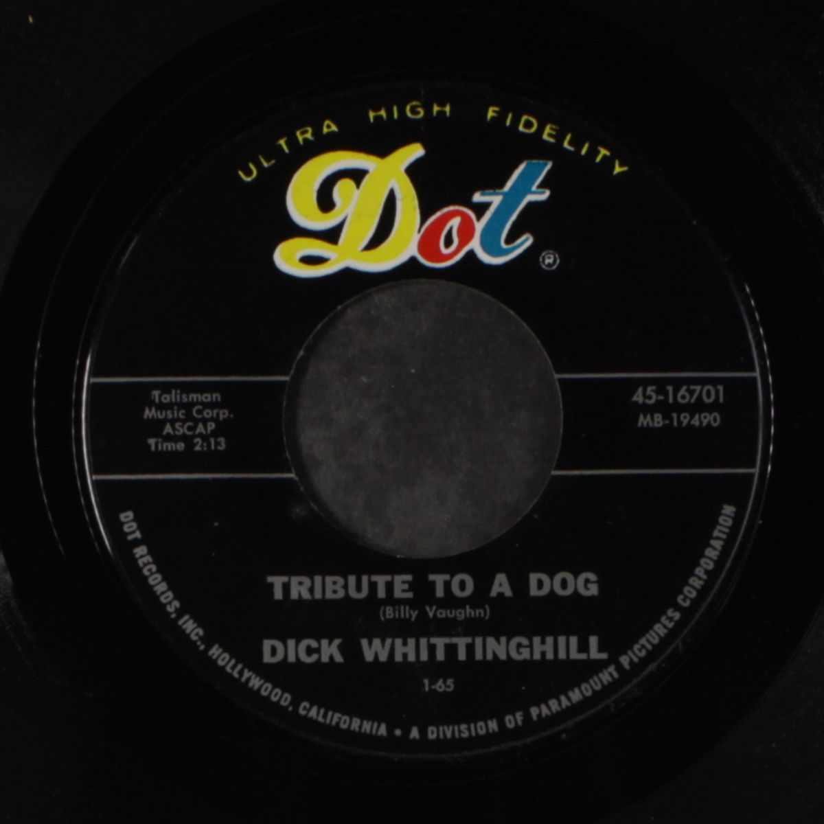 the square / tribute to a dog by DICK WHITTINGHILL